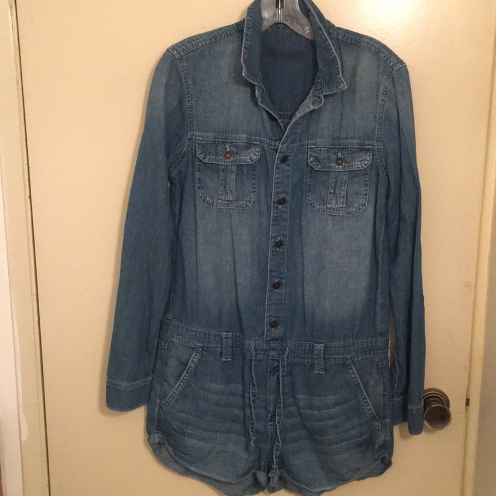 Abercrombie & Fitch Denim Romper